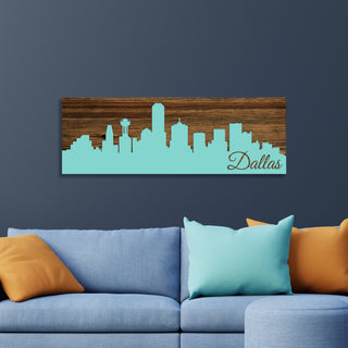 Dallas, Texas Skyline - Fire & Pine
