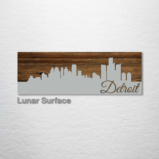 Detroit, Michigan Skyline - Fire & Pine