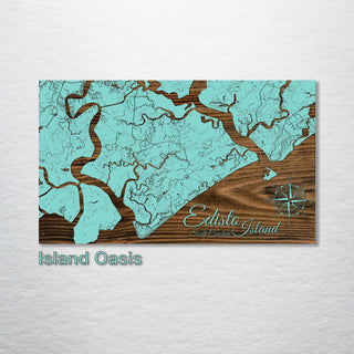 Edisto Island, South Carolina Street Map - Fire & Pine