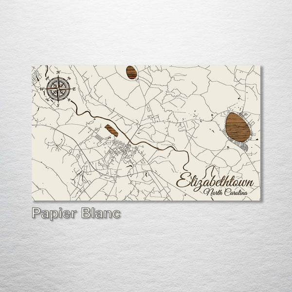 Elizabethtown, North Carolina Street Map Fire & Pine