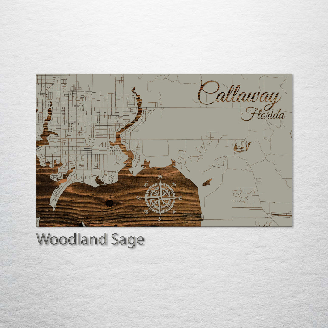 Callaway, Florida Street Map