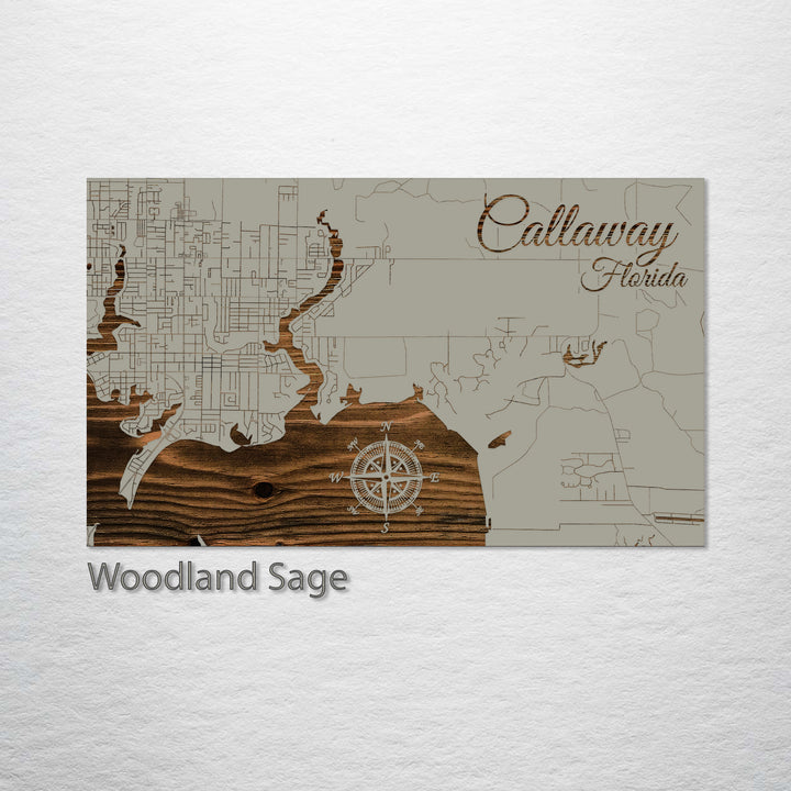 Callaway, Florida Street Map