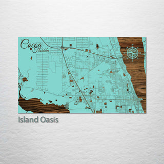 Cocoa, Florida Street Map