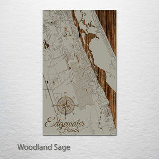 Edgewater, Florida Street Map