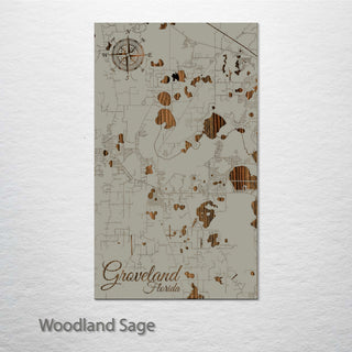 Groveland, Florida Street Map