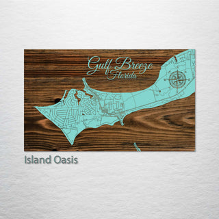 Gulf Breeze, Florida Street Map