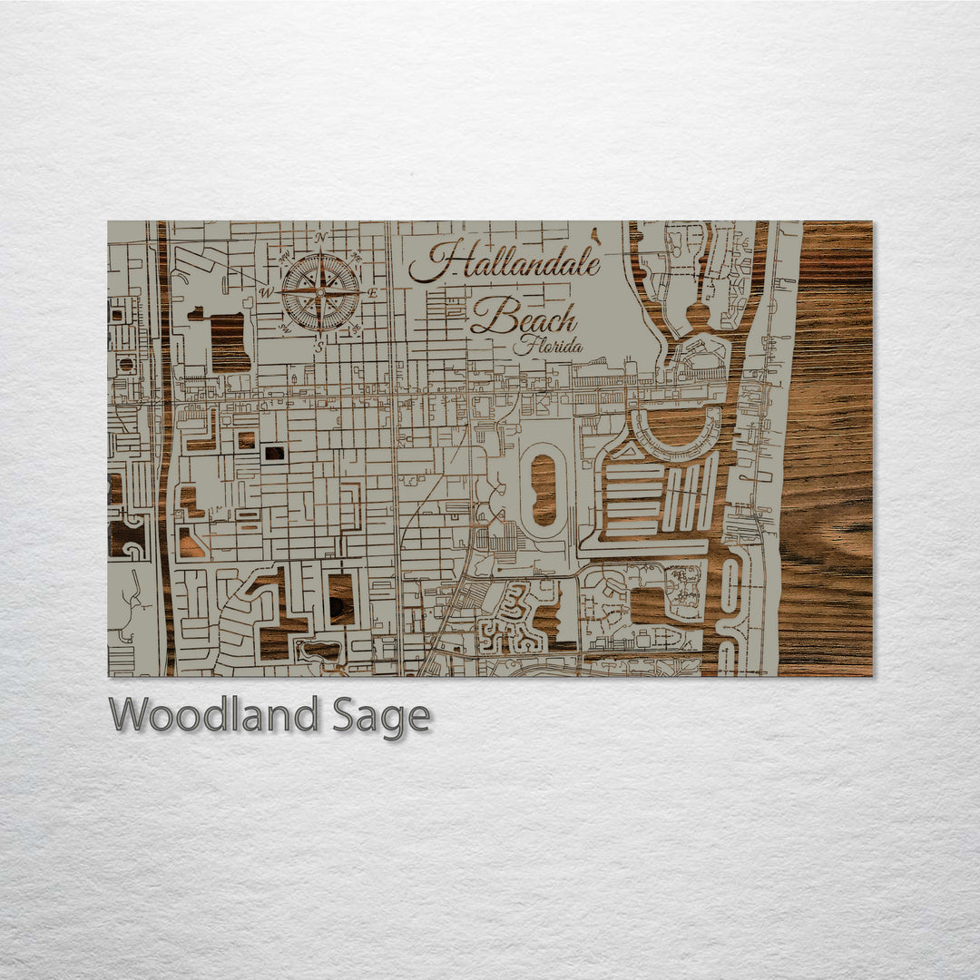 Hallandale Beach, Florida Street Map