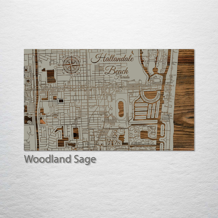 Hallandale Beach, Florida Street Map