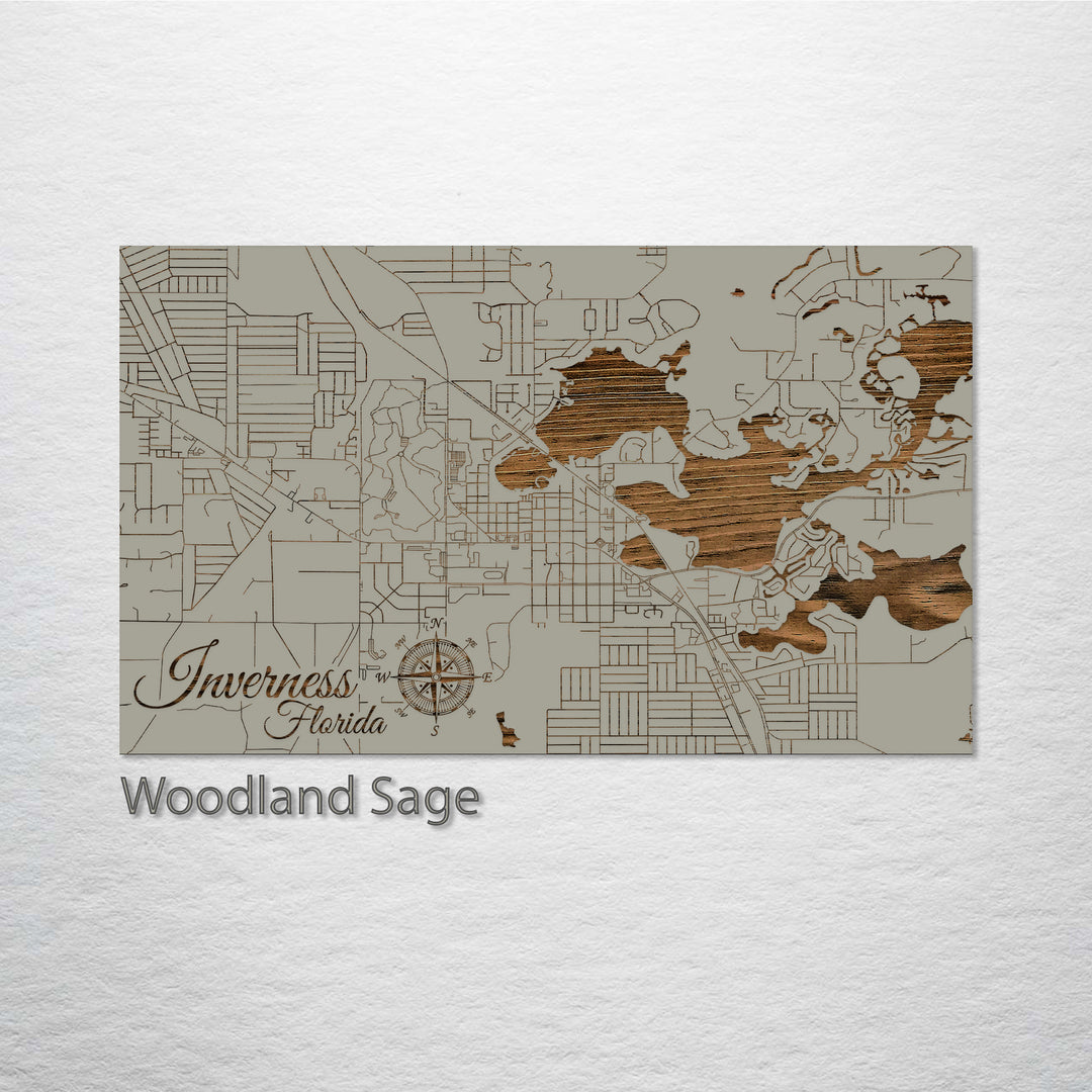 Inverness, Florida Street Map