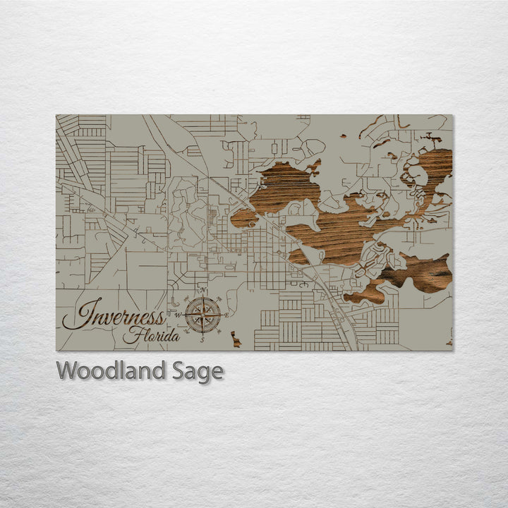 Inverness, Florida Street Map