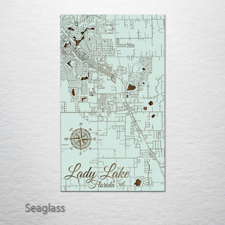 Lady Lake, Florida Street Map