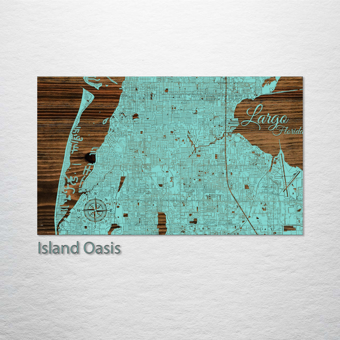 Largo, Florida Street Map