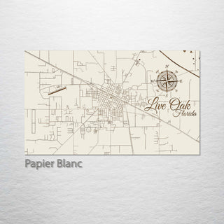 Live Oak, Florida Street Map