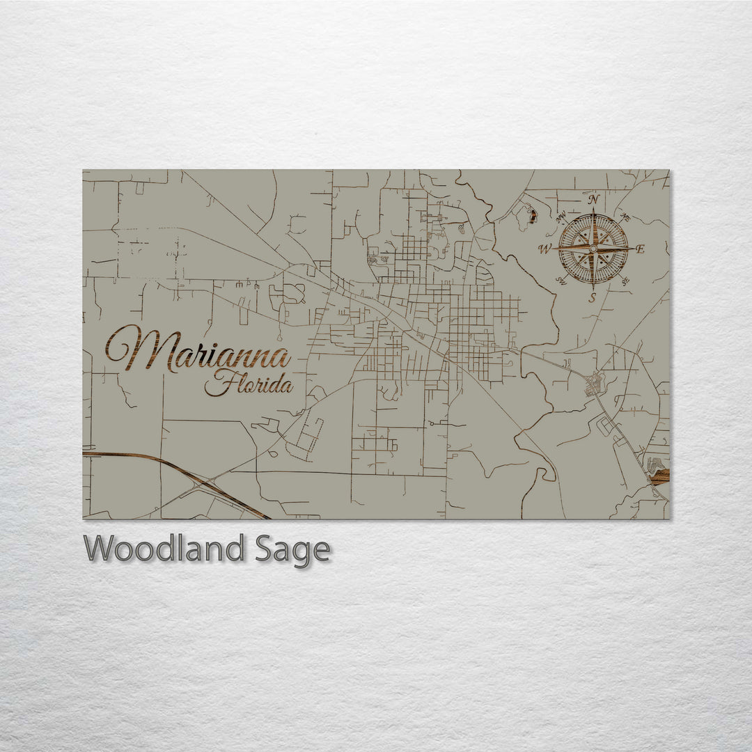 Marianna, Florida Street Map