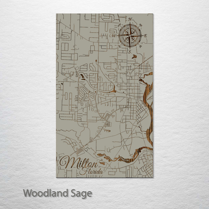 Milton, Florida Street Map