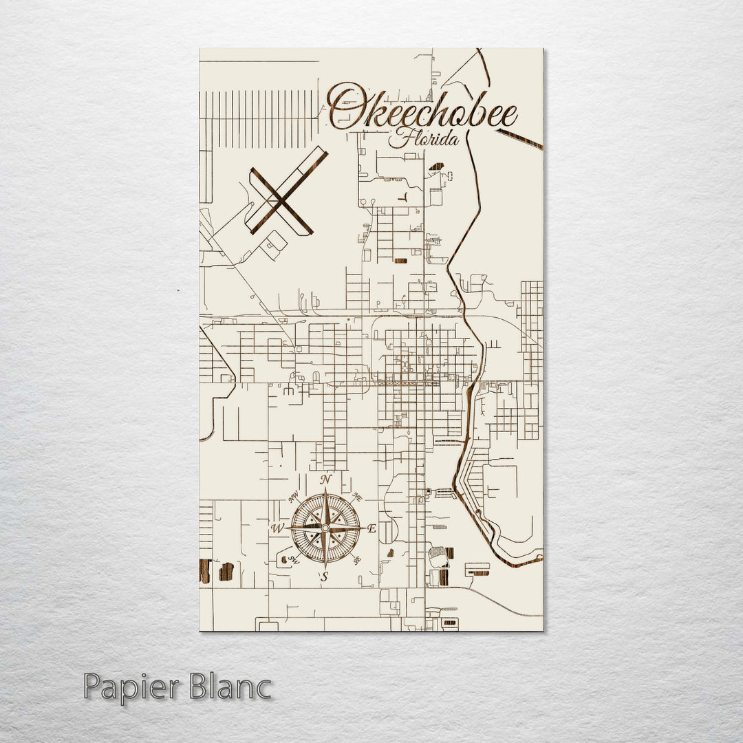 Okeechobee, Florida Street Map