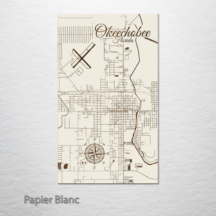 Okeechobee, Florida Street Map