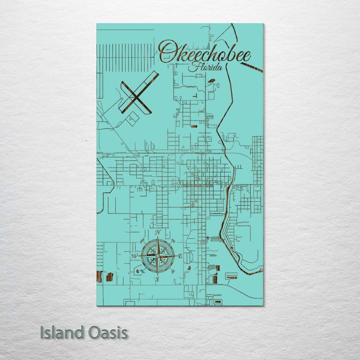 Okeechobee, Florida Street Map