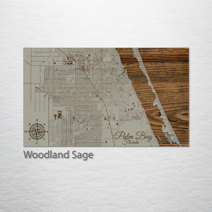 Palm Bay, Florida Street Map