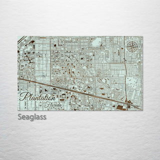 Plantation, Florida Street Map