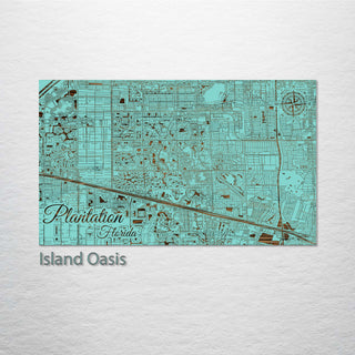 Plantation, Florida Street Map