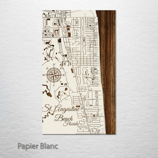 St. Augustine Beach, Florida Street Map