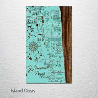 St. Augustine Beach, Florida Street Map