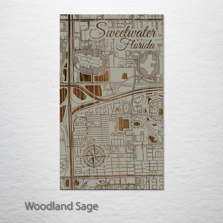 Sweetwater, Florida Street Map