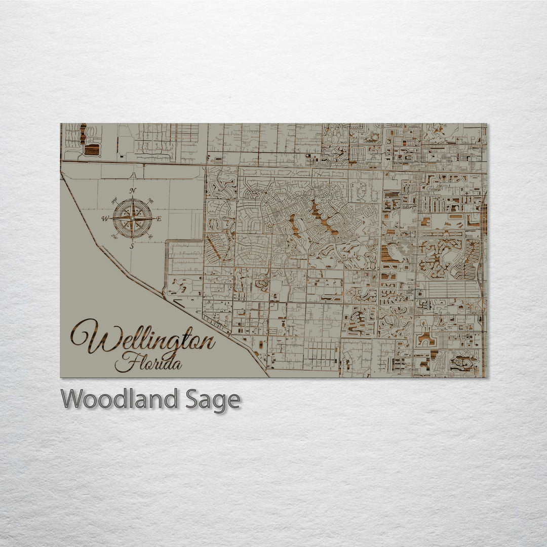 Wellington, Florida Street Map