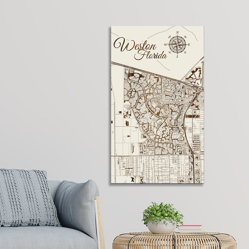 Weston, Florida Street Map