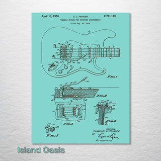 Fender Guitar 1956 - Fire & Pine