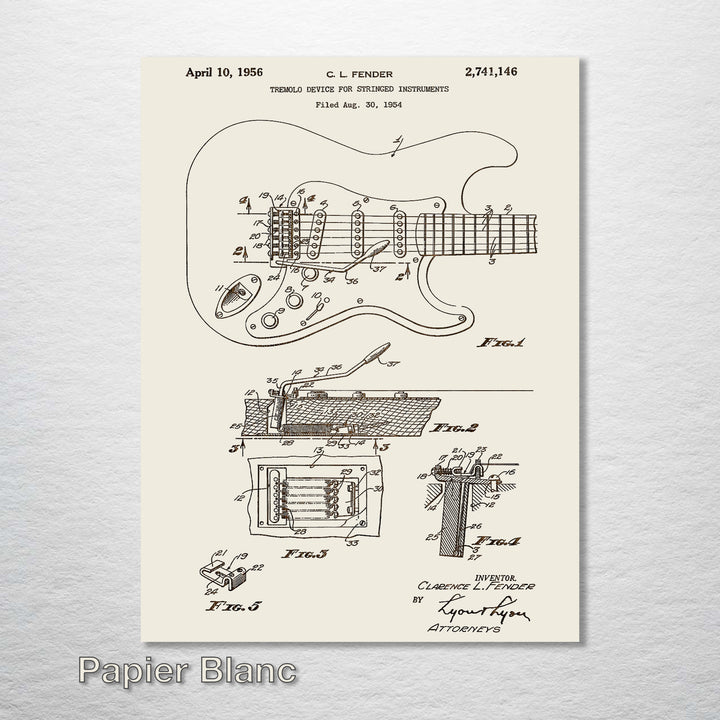 Fender Guitar 1956 - Fire & Pine