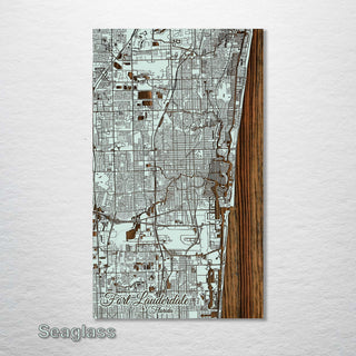 Fort Lauderdale, Florida Street Map - Fire & Pine