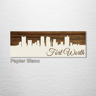Fort Worth, Texas Skyline - Fire & Pine