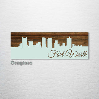 Fort Worth, Texas Skyline - Fire & Pine
