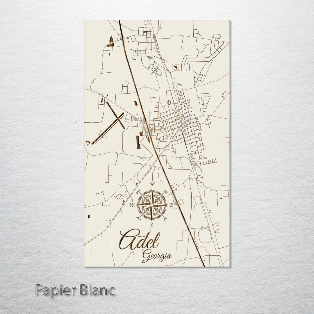 Adel, Georgia Street Map