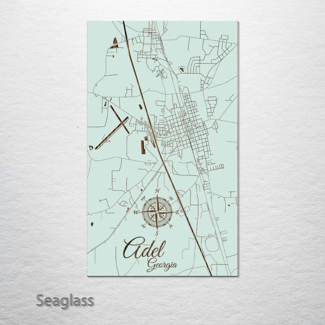 Adel, Georgia Street Map