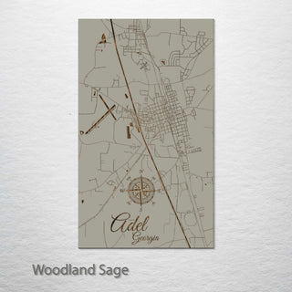 Adel, Georgia Street Map