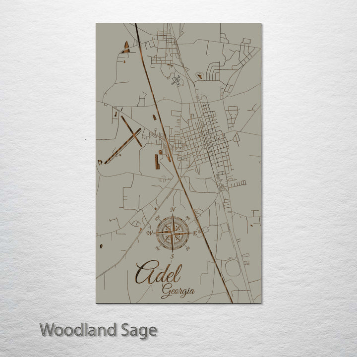 Adel, Georgia Street Map