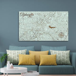 Alpharetta, Georgia Street Map