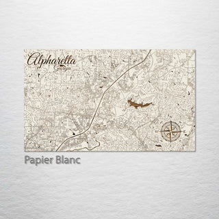 Alpharetta, Georgia Street Map