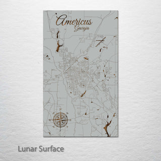 Americus, Georgia Street Map