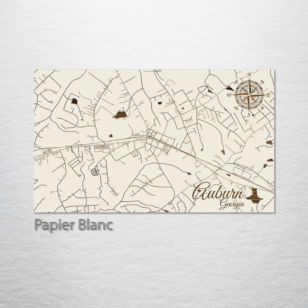 Auburn, Georgia Street Map