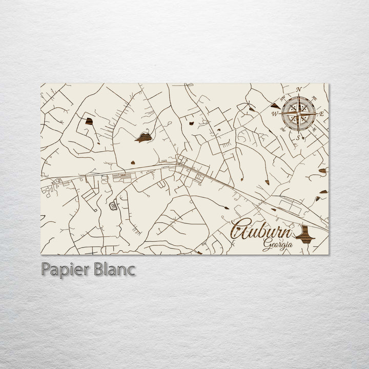 Auburn, Georgia Street Map