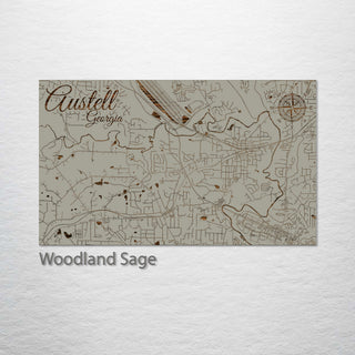 Austell, Georgia Street Map
