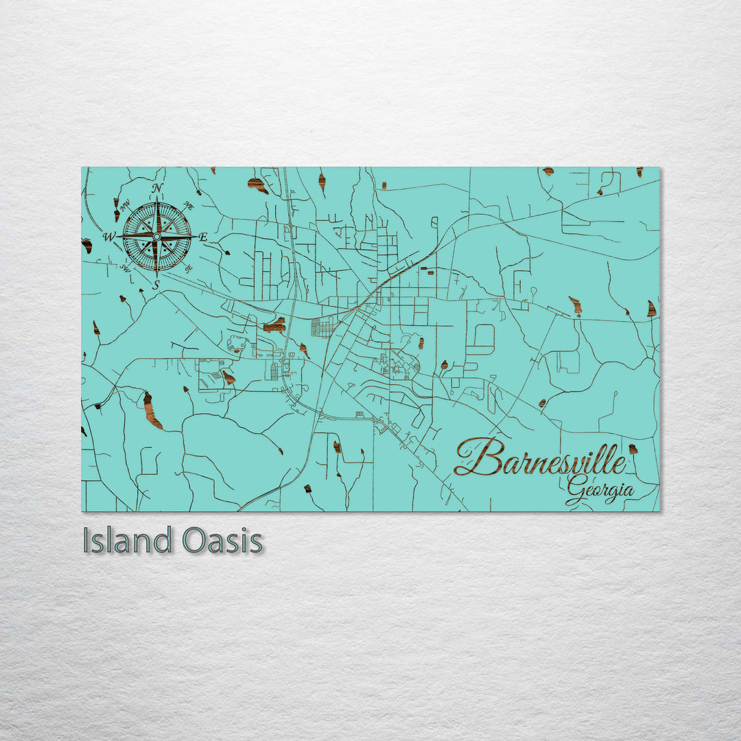 Barnesville, Georgia Street Map