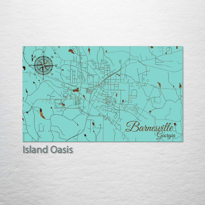 Barnesville, Georgia Street Map