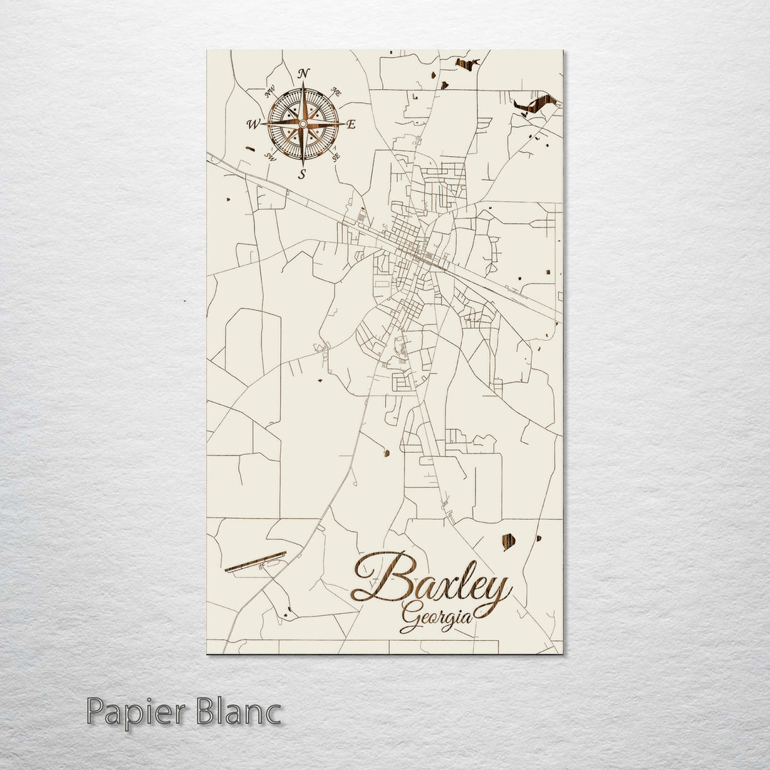 Baxley, Georgia Street Map