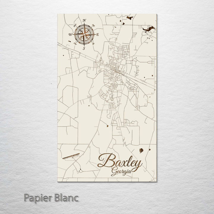 Baxley, Georgia Street Map