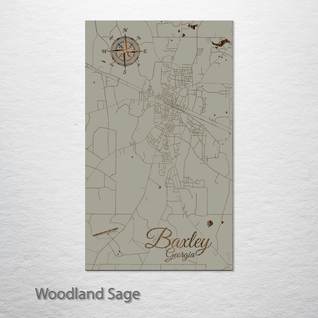 Baxley, Georgia Street Map